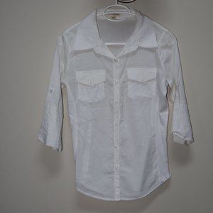 Women's White Buttondown